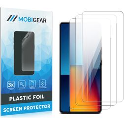 Mobigear POCO M6 Pro Protection d'écran Film - Compatible Coque (Lot de 3)