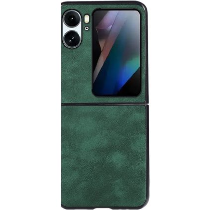 Mobigear Excellent Coque OPPO Find N2 Flip Coque arrière Rigide - Vert