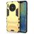 Mobigear Armor Stand Coque Huawei Mate 30 Coque arrière Rigide Anti-Chocs avec Support Amovible - Or