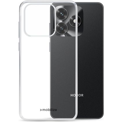 Mobilize Gelly Case Coque Transparente HONOR X5C Plus Coque arrière en TPU Souple - Transparent