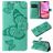 Mobigear Butterfly Housse iPhone 16 Etui Porte-Monnaie - Vert