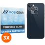 Mobigear iPhone 14 Plus Verre trempé Protection Caméra - Compatible Coque (Lot de 3)