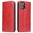 Fierre Shann Art iPhone 12 Mini Étui Portefeuille - Rouge
