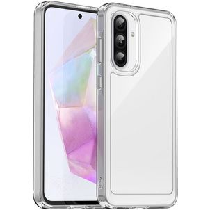 Mobigear Crystal Coque Transparente Samsung Galaxy A36 Coque arrière Rigide - Transparent