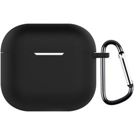Mobigear Colors Coque Apple AirPods 4 Coque en Silicone Souple - Noir Mobigear Colors Coque Apple AirPods 4 Coque en Silicone Souple - Noir