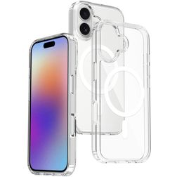 Mobigear Crystal Coque Transparente iPhone 17 MagSafe Coque arrière Rigide - Transparent