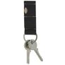 Valenta Keychain Porte-clés en Cuir avec Poche à Pièces - Noir