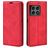 Mobigear Retro Slim Housse OnePlus 10 Pro Etui Porte-Monnaie - Rouge