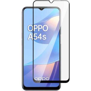 Mobigear Premium OPPO A54s Verre trempé Protection d'écran - Compatible Coque - Noir