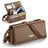 Caseme ME30 Crossbody Sac Téléphone - Large - Marron