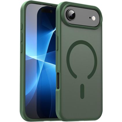 Mobigear Shockproof Coque iPhone Air MagSafe Coque arrière Rigide - Olive Green