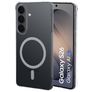 Mobiparts Classic Coque Transparente Samsung Galaxy S26 MagSafe Coque arrière en TPU Souple - Transparent