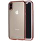 Mobigear Royal Coque iPhone XR Coque arrière en TPU Souple - Transparent / Rose doré
