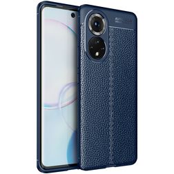 Mobigear Luxury Coque HONOR 50 Coque arrière en TPU Souple - Bleu