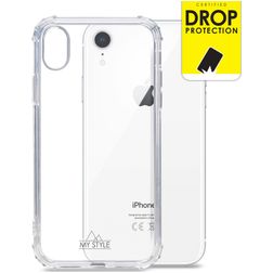 My Style Protective Flex Coque Transparente iPhone XR Coque arrière en TPU Souple Anti-Chocs - Transparent