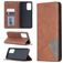 Mobigear Rhombus Slim Housse Samsung Galaxy A52 Etui - Marron