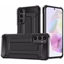Mobigear Outdoor Coque Samsung Galaxy A35 Coque arrière Rigide Anti-Chocs - Noir