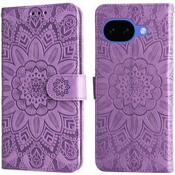 Mobigear Sunflower Housse Google Pixel 10a Etui Porte-Monnaie - Violet