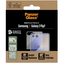 PanzerGlass Ultra Wide Fit Samsung Galaxy Z Flip 7 Verre trempé Protection d'écran - Compatible coque