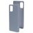 Mobiparts Coque Samsung Galaxy A71 Coque arrière en Silicone - Royal Grey