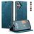 CaseMe 013 Housse iPhone 17 Etui Porte-Monnaie - Bleu