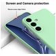 Mobigear Rubber Touch Coque Samsung Galaxy S25 FE Coque arrière en Silicone - Vert
