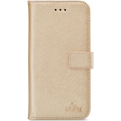My Style Flex Wallet Housse Samsung Galaxy A42 Etui Porte-Monnaie - Or