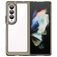 Mobigear Crystal Coque Samsung Galaxy Z Fold 4 Coque arrière Rigide - Transparent / Gris