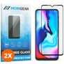 Mobigear Premium Motorola Moto E7 Plus Verre trempé Protection d'écran - Compatible Coque - Noir (Lot de 2)