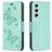 Mobigear Butterfly Samsung Galaxy S23 Étui Portefeuille - Vert