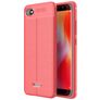 Mobigear Luxury Coque Xiaomi Redmi 6A Coque arrière en TPU Souple - Rouge