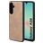 Mobiparts Classic Coque Samsung Galaxy A26 MagSafe Coque arrière en TPU,Similicuir - Moonstone Beige