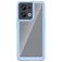 Mobigear Crystal Coque OPPO Reno 8 5G Coque arrière Rigide - Transparent / Bleu