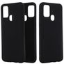 Mobigear Rubber Touch Coque Samsung Galaxy M51 Coque arrière en Silicone - Noir