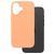 CARE by PanzerGlass Fashionable Coque iPhone 16 MagSafe Coque arrière en Silicone - Peachy