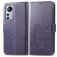 Mobigear Clover Housse Xiaomi 12 Lite Etui Porte-Monnaie - Violet