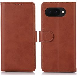 Mobigear Wallet Housse Google Pixel 9a Etui Porte-Monnaie - Marron