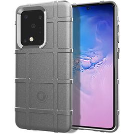 Mobigear Rugged Shield Coque Samsung Galaxy Note 20 Coque arrière en TPU Souple Anti-Chocs - Gris