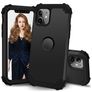 Mobigear Ultra Tough Coque iPhone 11 Coque arrière Rigide Anti-Chocs - Noir