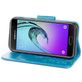 Mobigear Flowers Housse Samsung Galaxy A5 (2017) Etui Porte-Monnaie - Turquoise