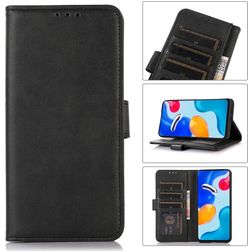 Mobigear Wallet Housse iPhone 15 Etui Porte-Monnaie - Noir