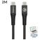 Mobilize Strong Nylon Câble USB-C vers USB-C 2 mètres - Noir