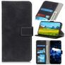 Mobigear Croco Housse iPhone SE (2022) Etui Porte-Monnaie - Noir