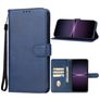 Mobigear Wallet Housse Sony Xperia 1 V Etui Porte-Monnaie - Bleu