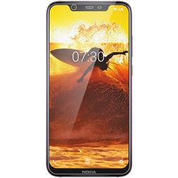 Mobigear Nokia 8.1 Verre trempé Protection d'écran - Compatible coque