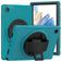 Mobigear SureGrip Coque Samsung Galaxy Tab A8 10.5 (2021) Coque arrière en Plastique rigide,Silicone + Support Amovible - Bleu