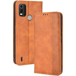 Mobigear Sensation Housse Nokia C21 Plus Etui Porte-Monnaie - Marron