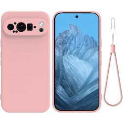 Mobigear Colors Coque Google Pixel 9 Pro Coque arrière en TPU Souple - Rose