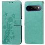 Mobigear Flowers Housse Google Pixel 11 Pro XL Etui Porte-Monnaie - Vert