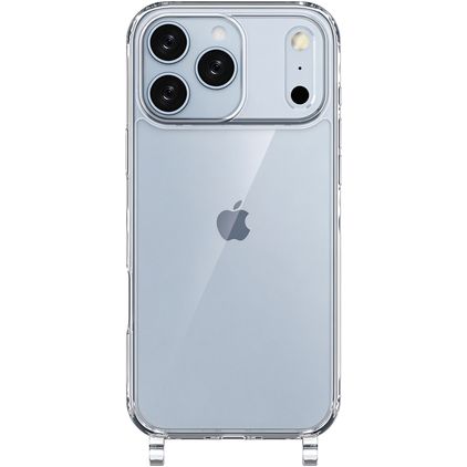 Mobigear Mix & Match Transparent iPhone 17 Pro Max TPU souple Coque avec cordon - Transparent